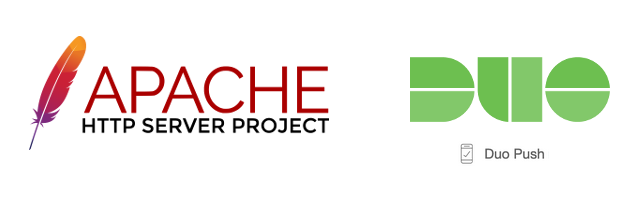 Title image of Apache and Duo logos and connectivity