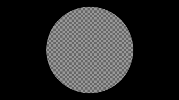 Example of a transparent mask/watermark image (for overlaying in FFmpeg) created with GIMP