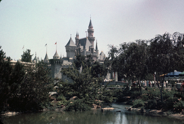 Sleeping Beauty Castle (from Frontierland crossing)