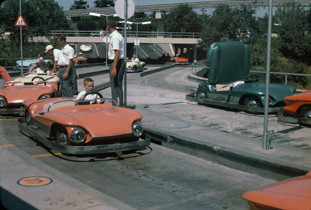 Autopia boarding area